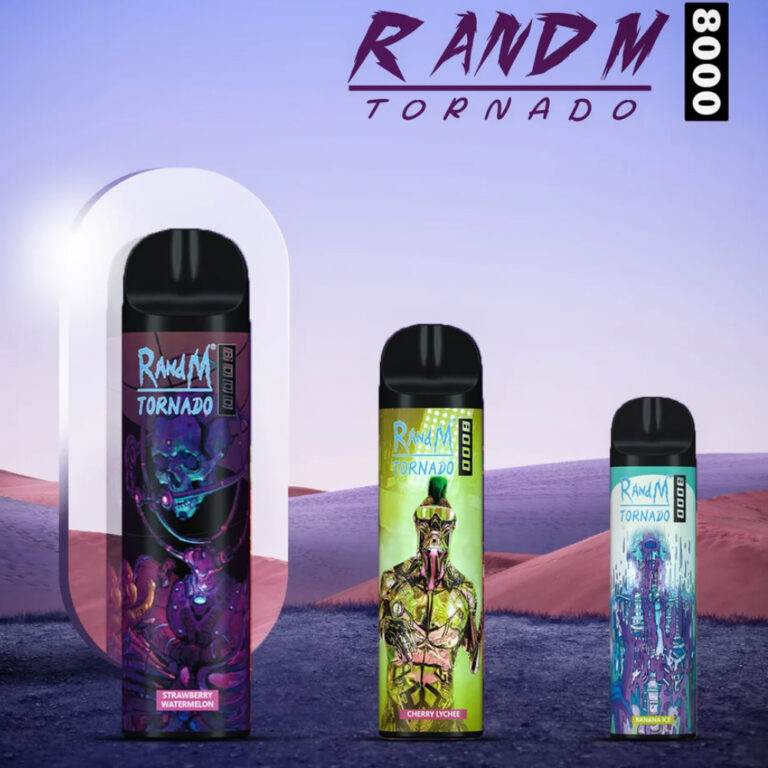 RandM Tornado 8000: Rechargeable Disposable Vape for On-the-Go Vaping